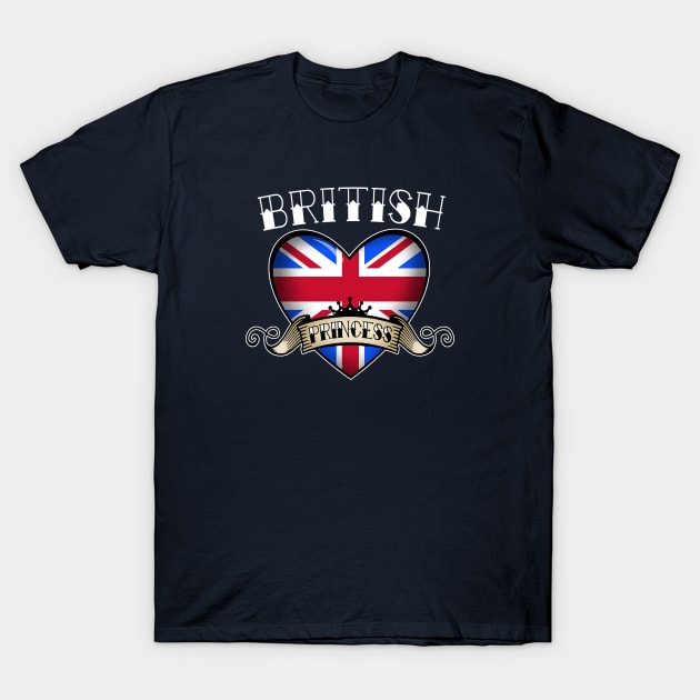 BRITISH PRINCESS T-Shirt by LILNAYSHUNZ